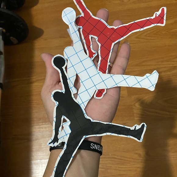 Jordan jumpman logo decal sticker size 6” - Picture 7 of 7